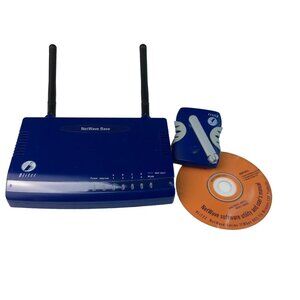 Wireless Computer Network Router Blitzz 4 Port Switch NetWave Base G4 11Mbps u A